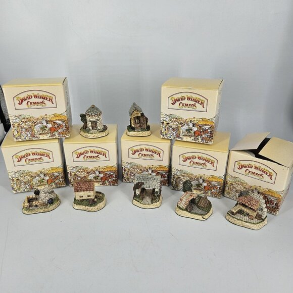 David Winter Cameos Miniature Buildings Village Mini 1991 Boxes COA UK Lot 7 - Picture 13 of 13